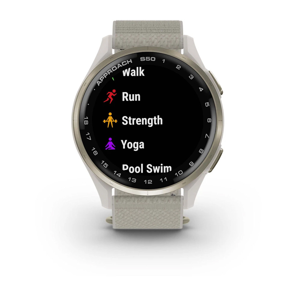 ☆ドリーム荒牧店☆ジモティー割引有☆GARMIN/APPROACH S50/GPSゴルフスマートウォッチ Garmin Approach S50 GPS Smart Watch - Maple Hill Golf